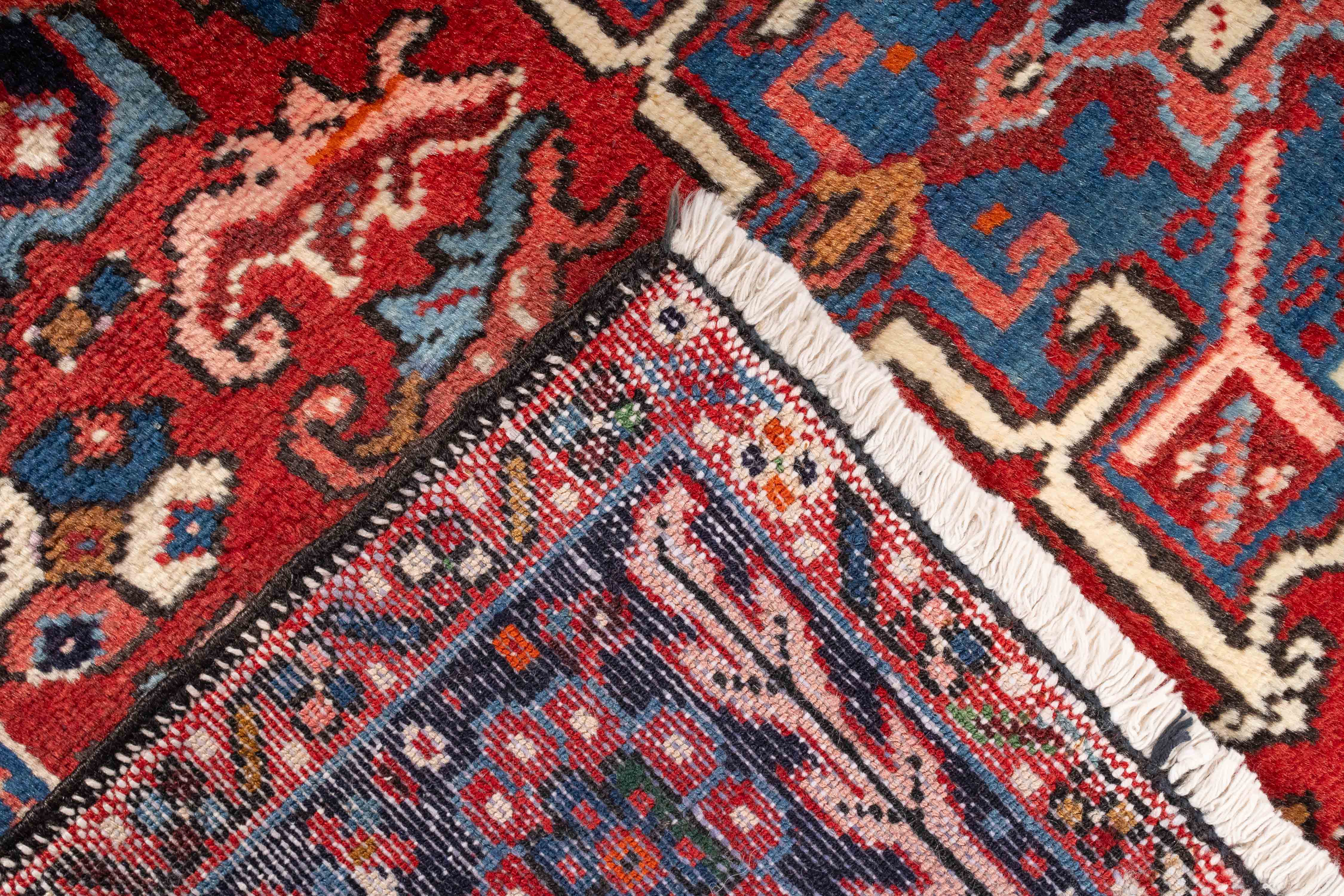 Vintage Persian Karadja Rug <br> 5'0 x 6'7