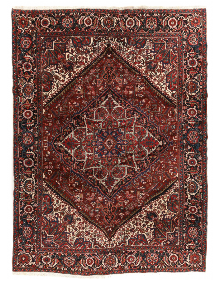Heriz Traditional Persian Rug <br> 9'4 × 12'4