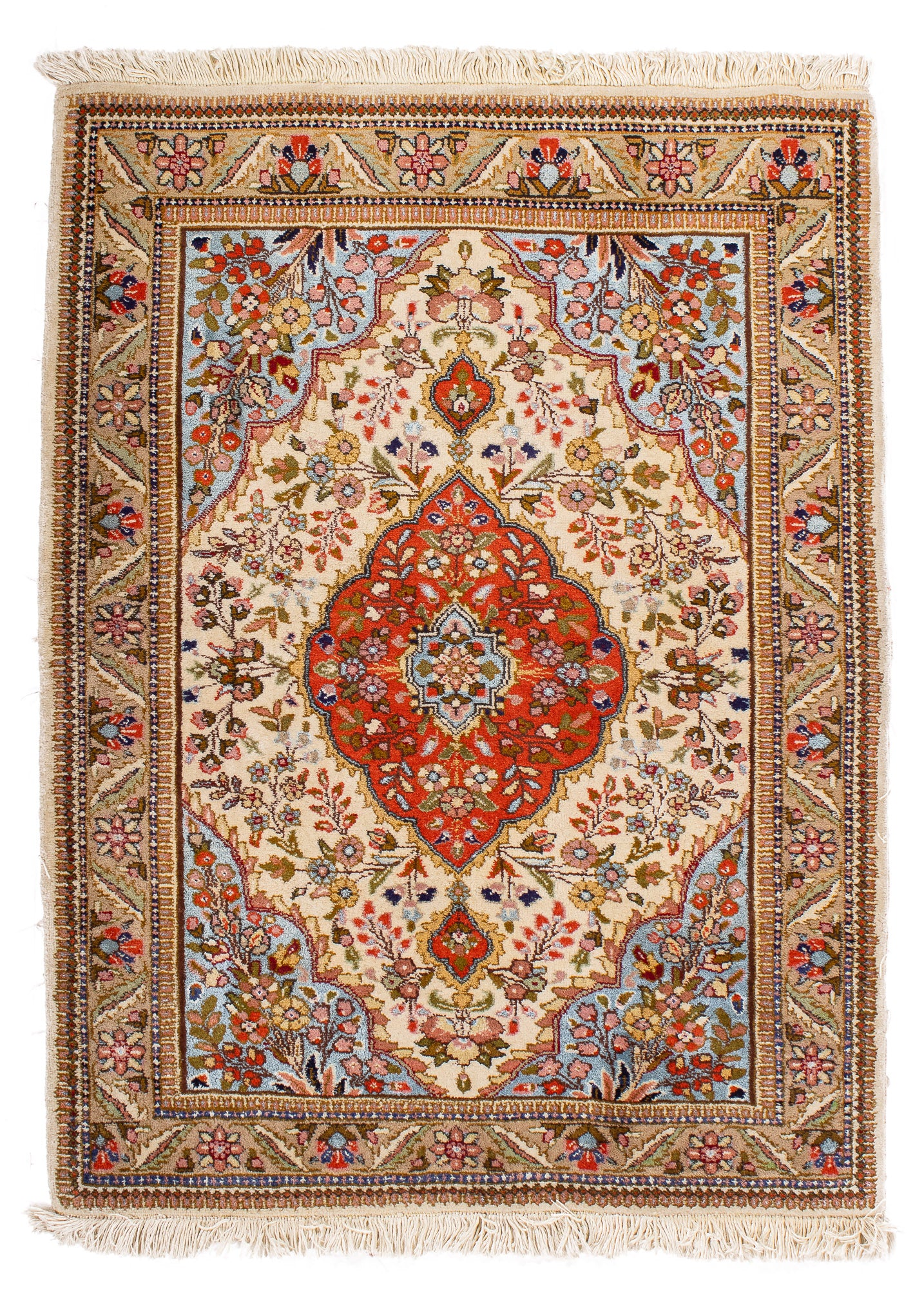 Persia Tabriz Rug <br> 3'8' x 5'0'