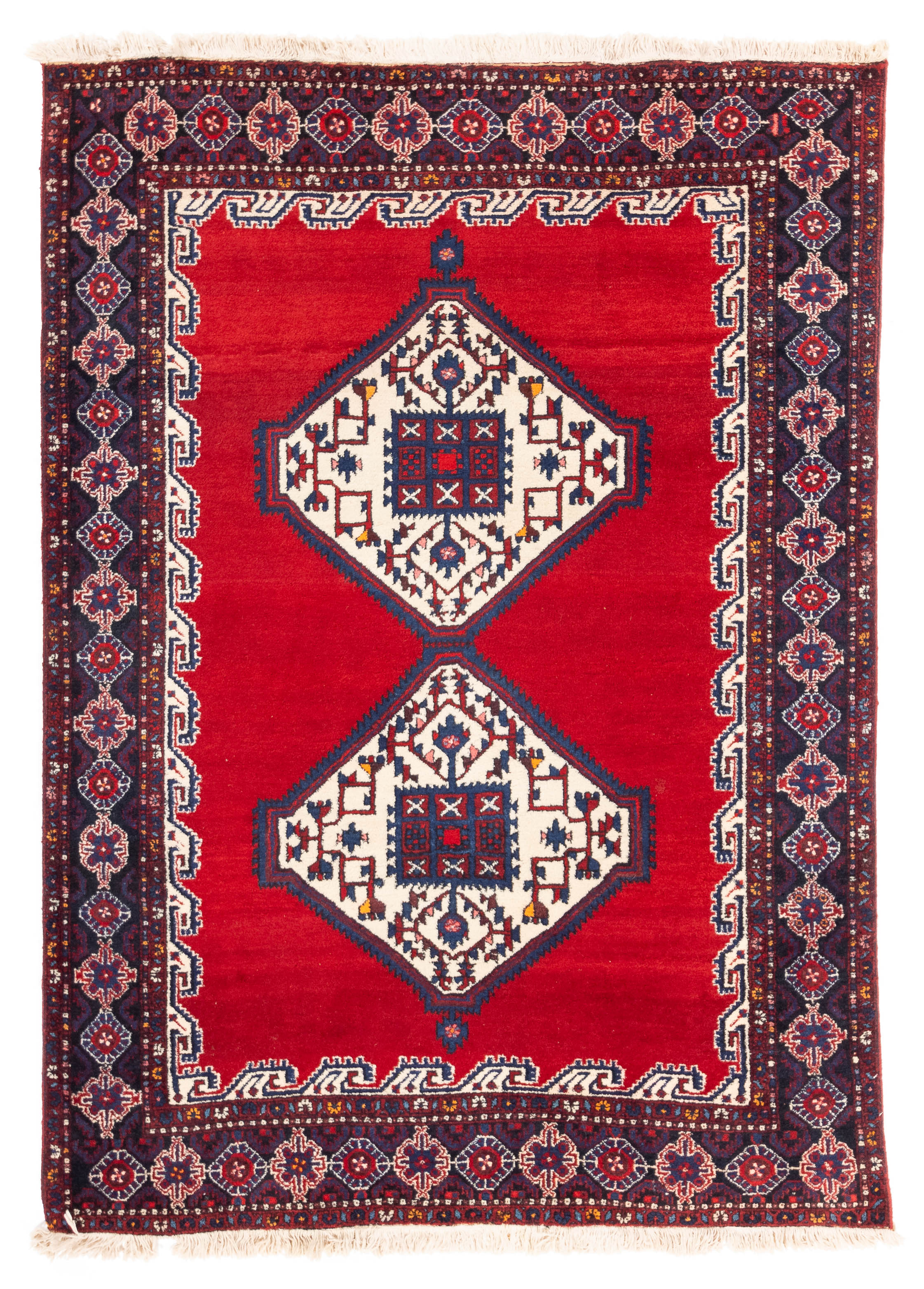 Persian Afshar Rug <br> 5'1 x 7'1