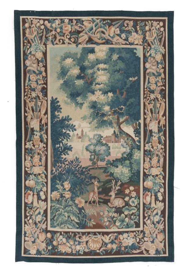 Pictoral Tapestry <br> 4'10 × 7'8