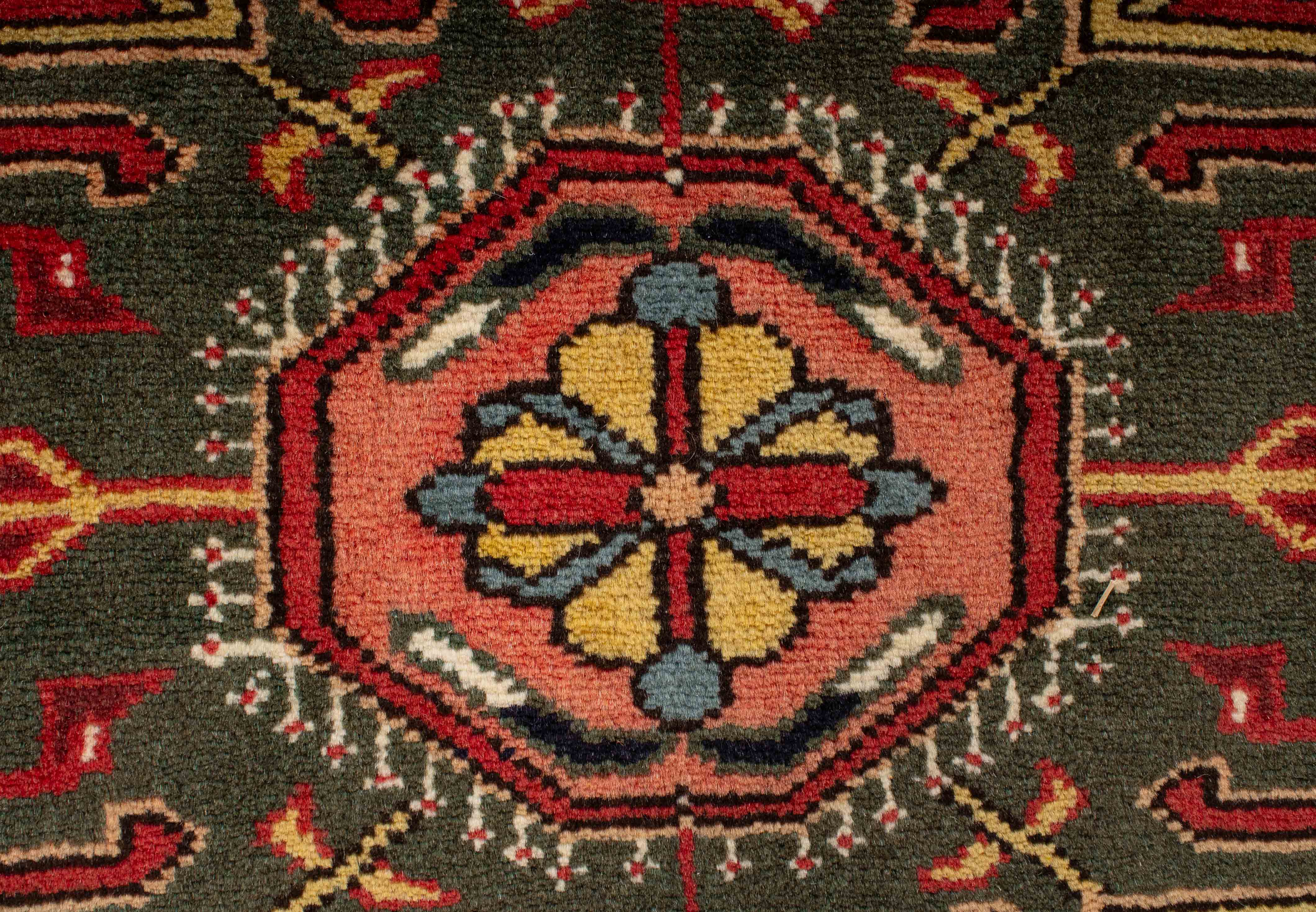 Vintage Persian Karadja Rug <br> 5'0 x 6'9