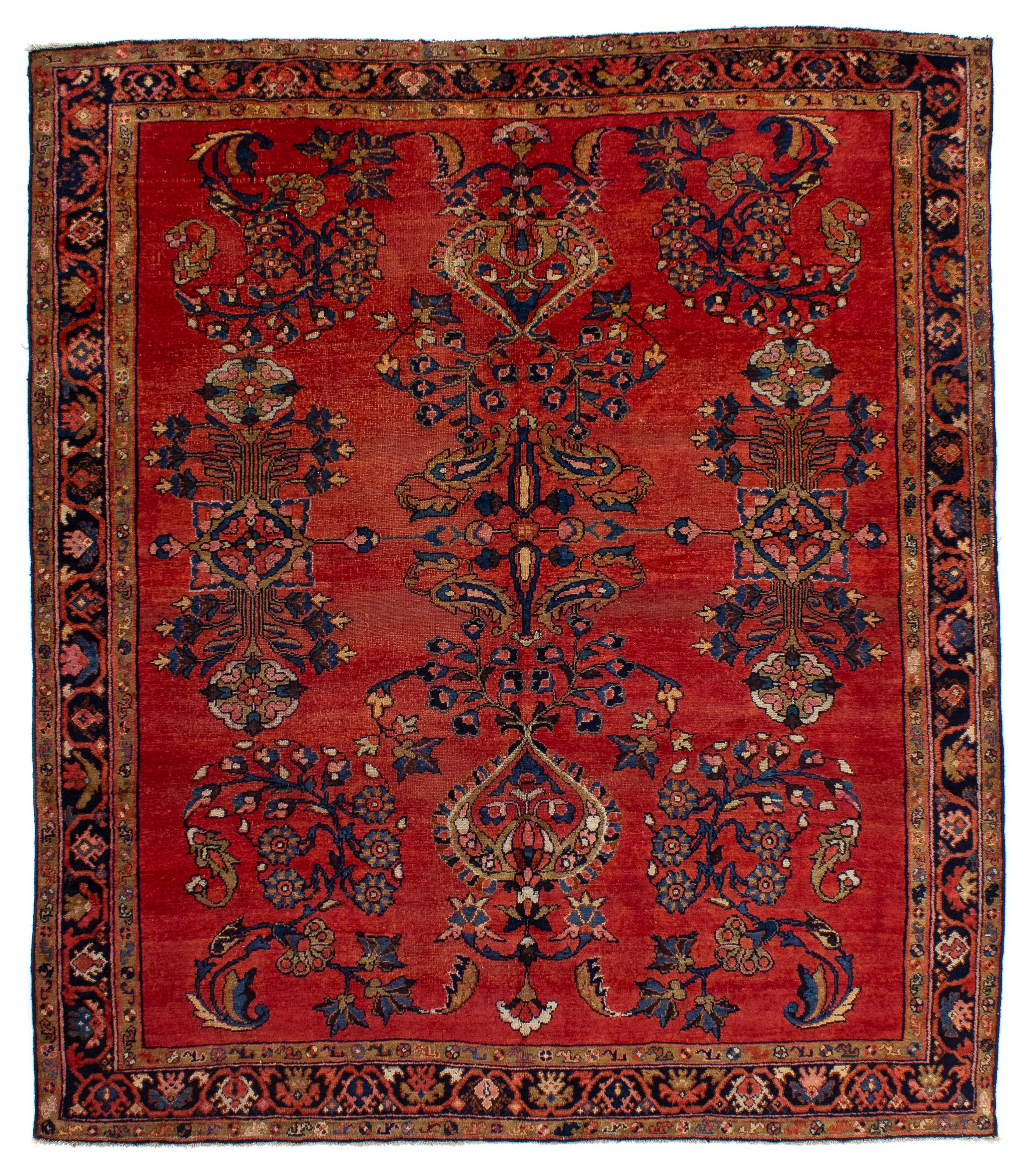 Antique Persian Lillihan Rug <br> 5'6 x 6'1