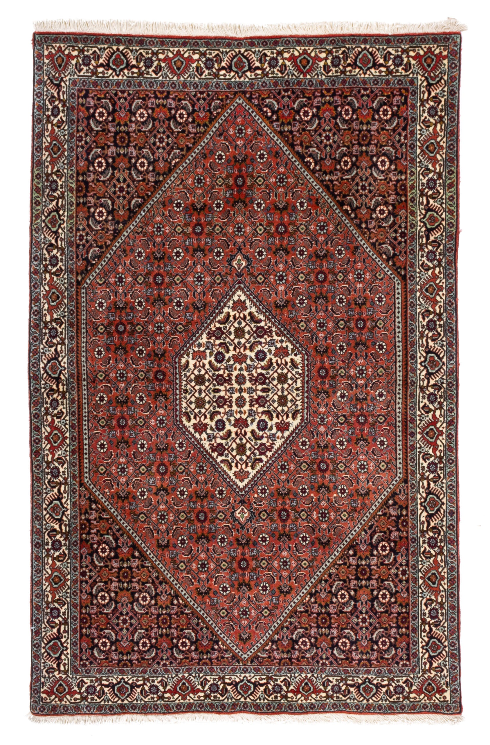 Fine Persian Bidjar Rug <br> 3'7 x 5'8