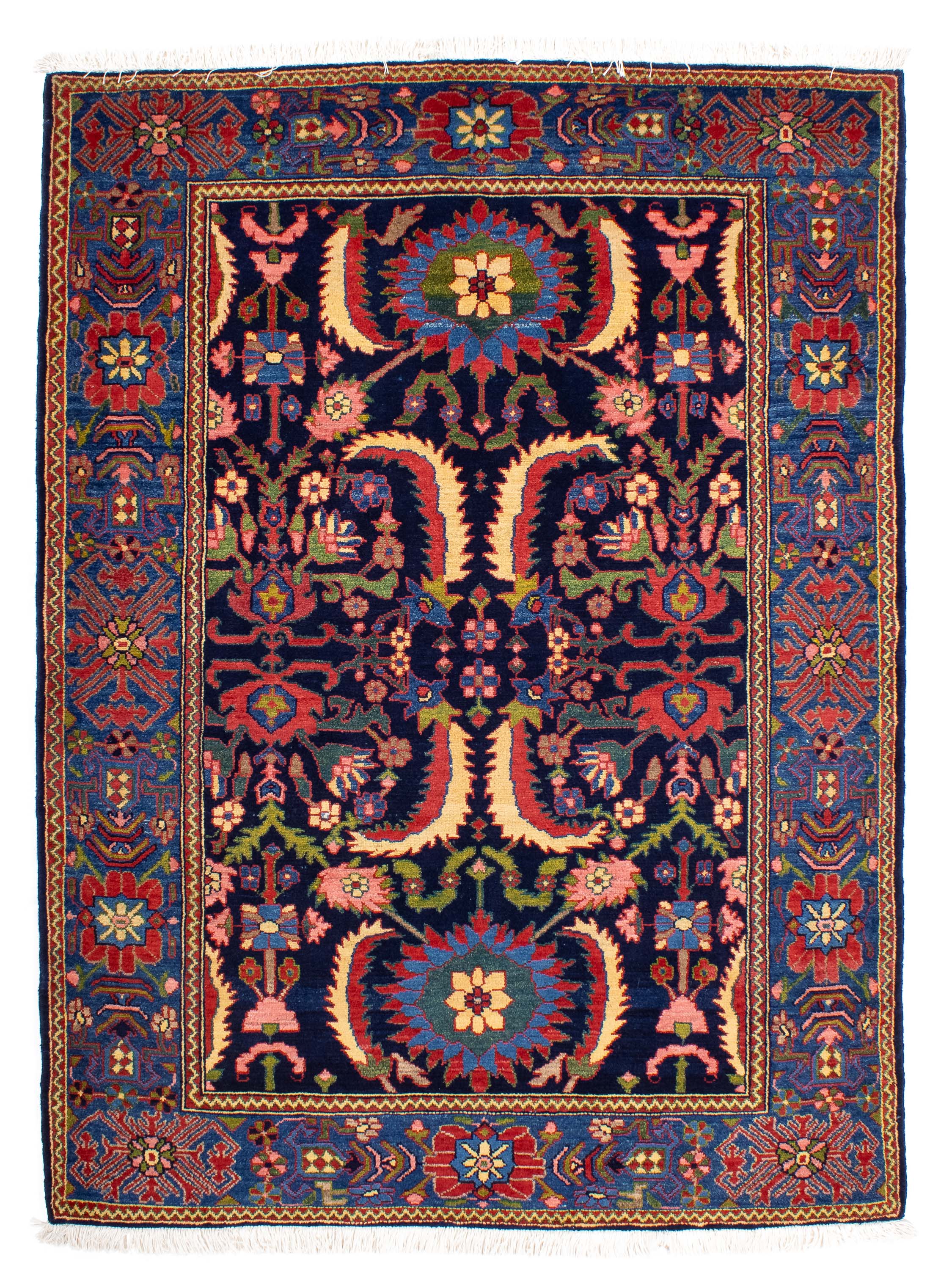 Vintage Persian Bakhtiari Rug <br> 5'2 x 7'0