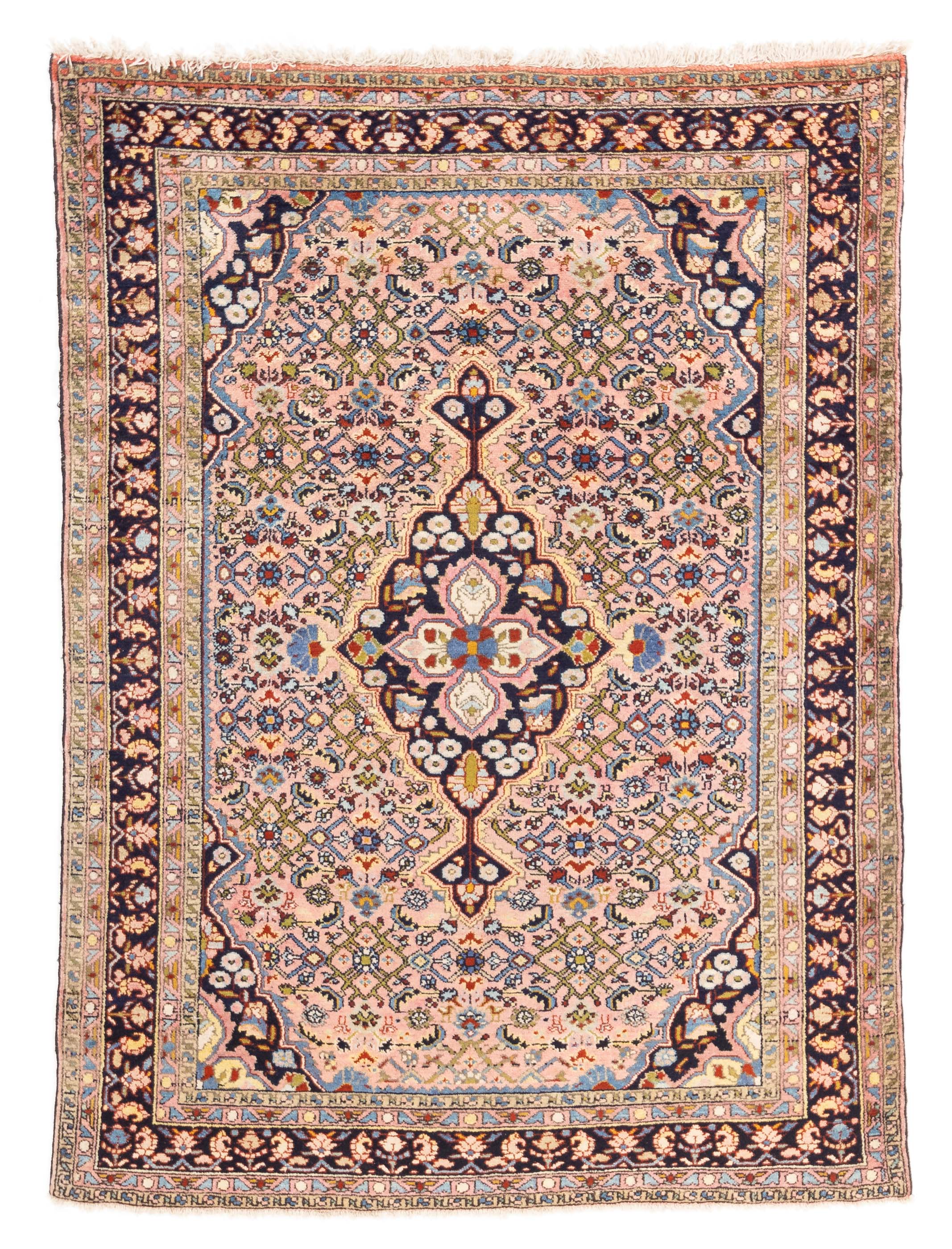 Antique Persian Malayer Rug <br> 4'8 x 6'4