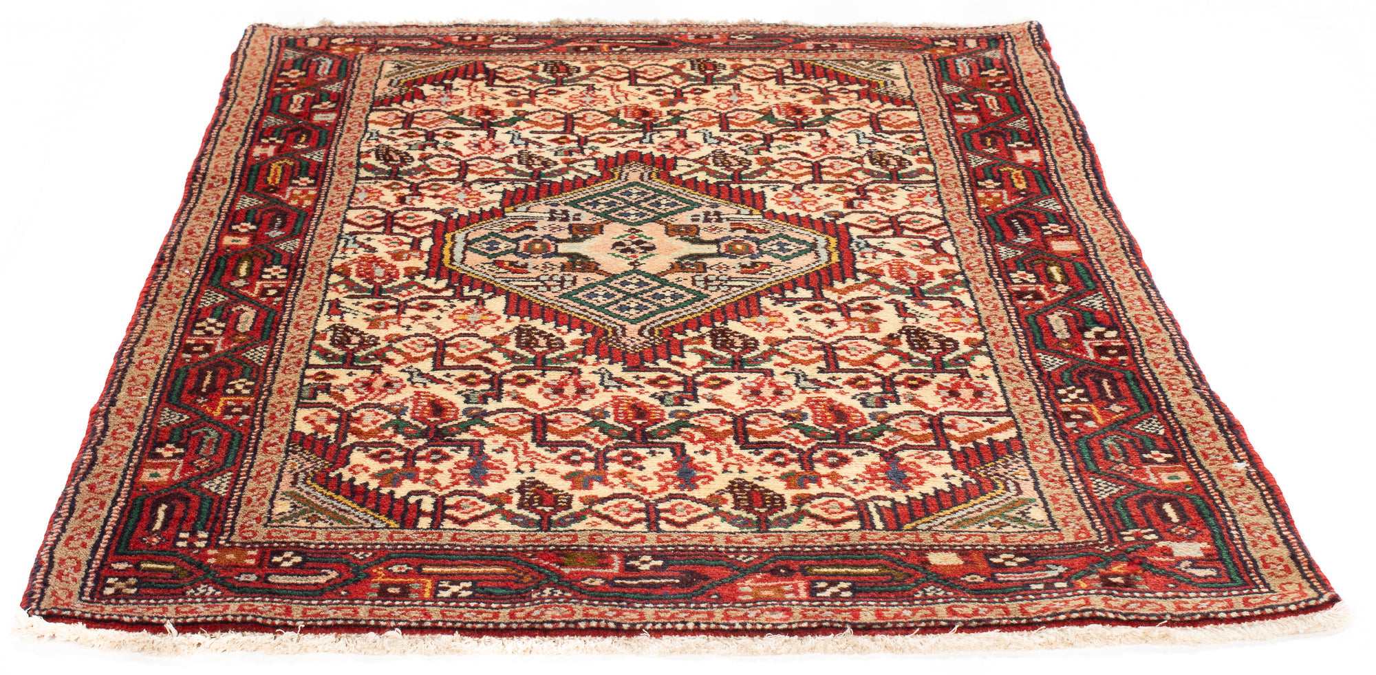 Traditional Persian Hamadan Rug <br> 2'9 x 3'10