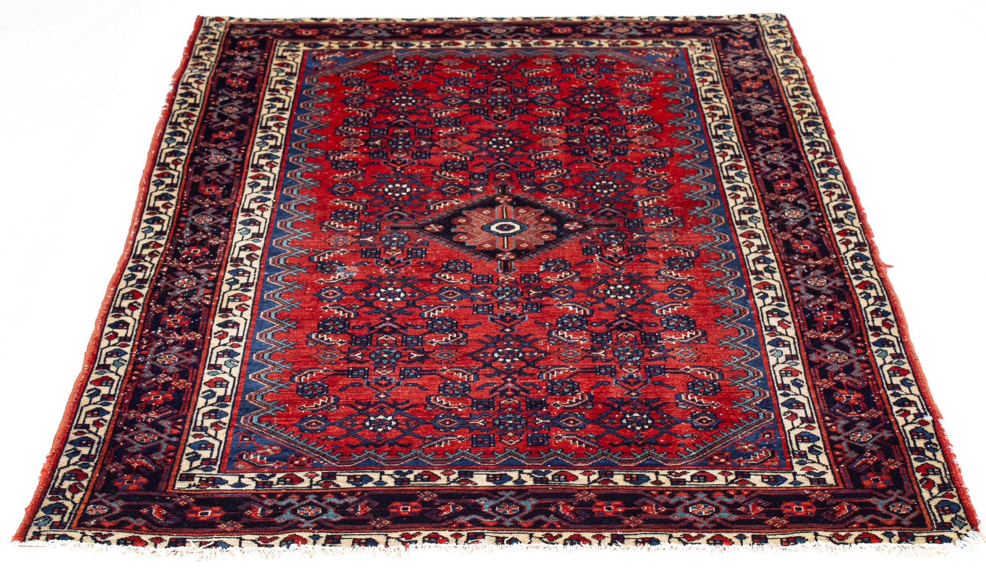 Traditional Persia Senneh Rug <br> 3'3' x 4'8'