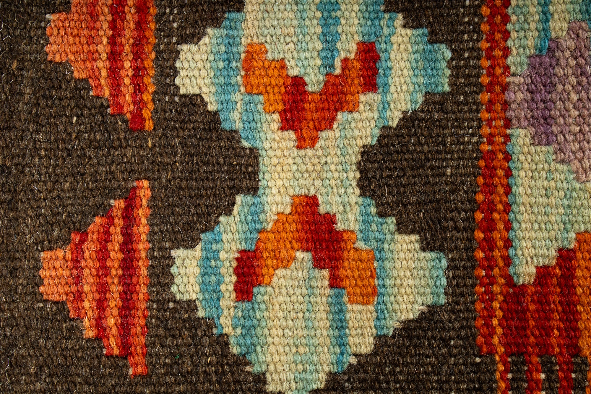 Colorful Pak Kilim Rug <br> 5'0 x 6'5