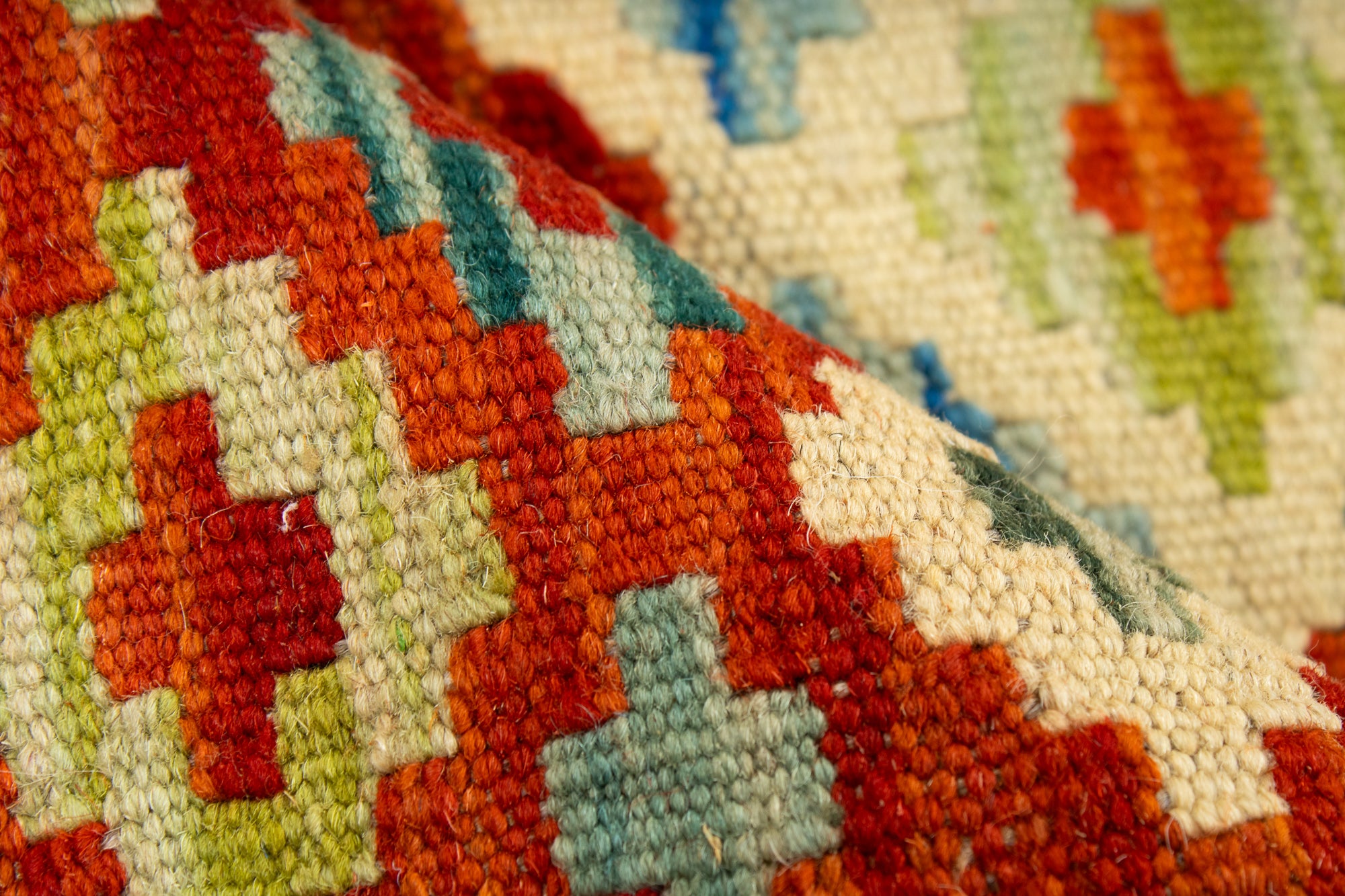 Colorful Pak Kilim Rug <br> 5'0 x 7'0