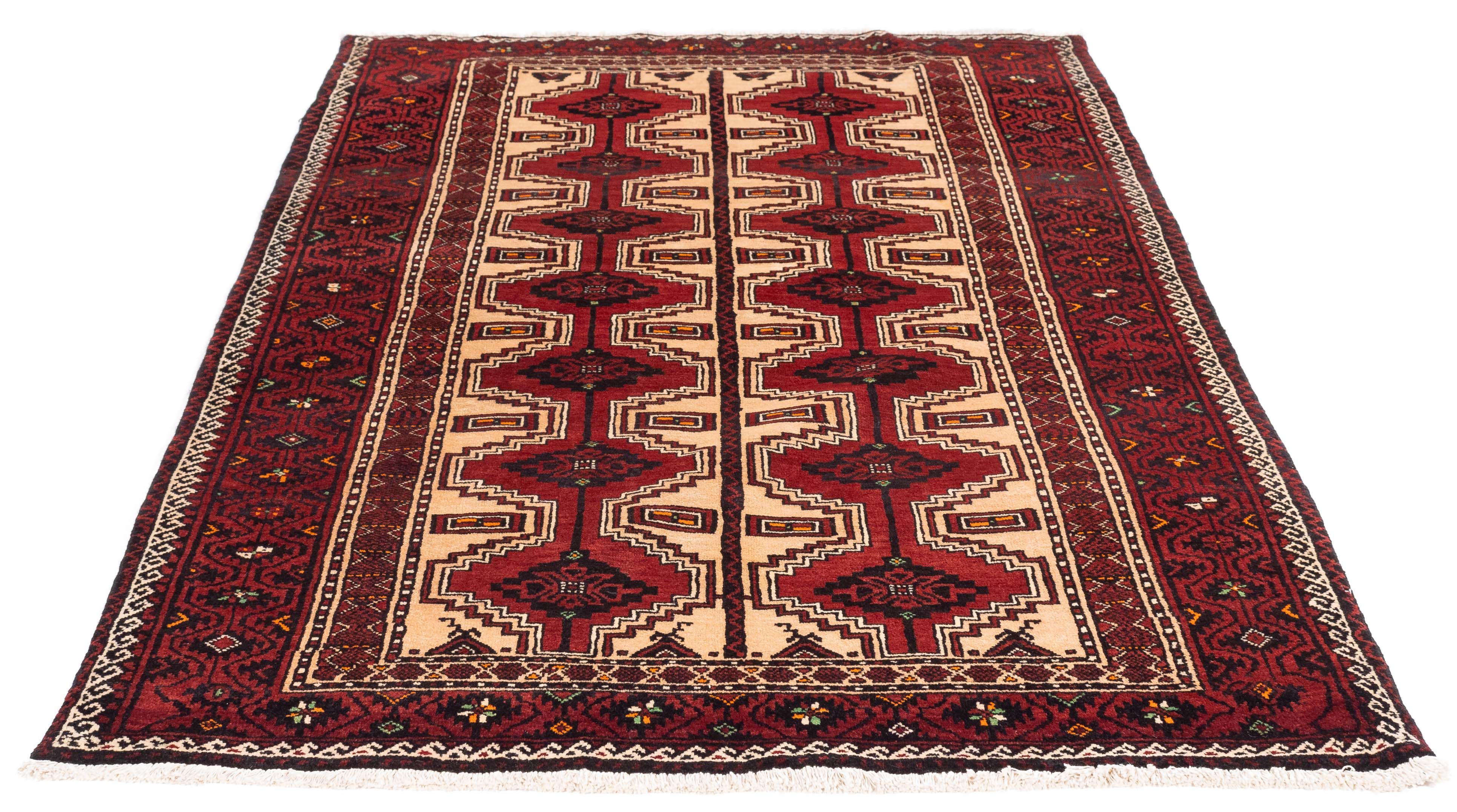 Authentic Handwoven Persian Balouch Rug <br> 4'5 x 7'3