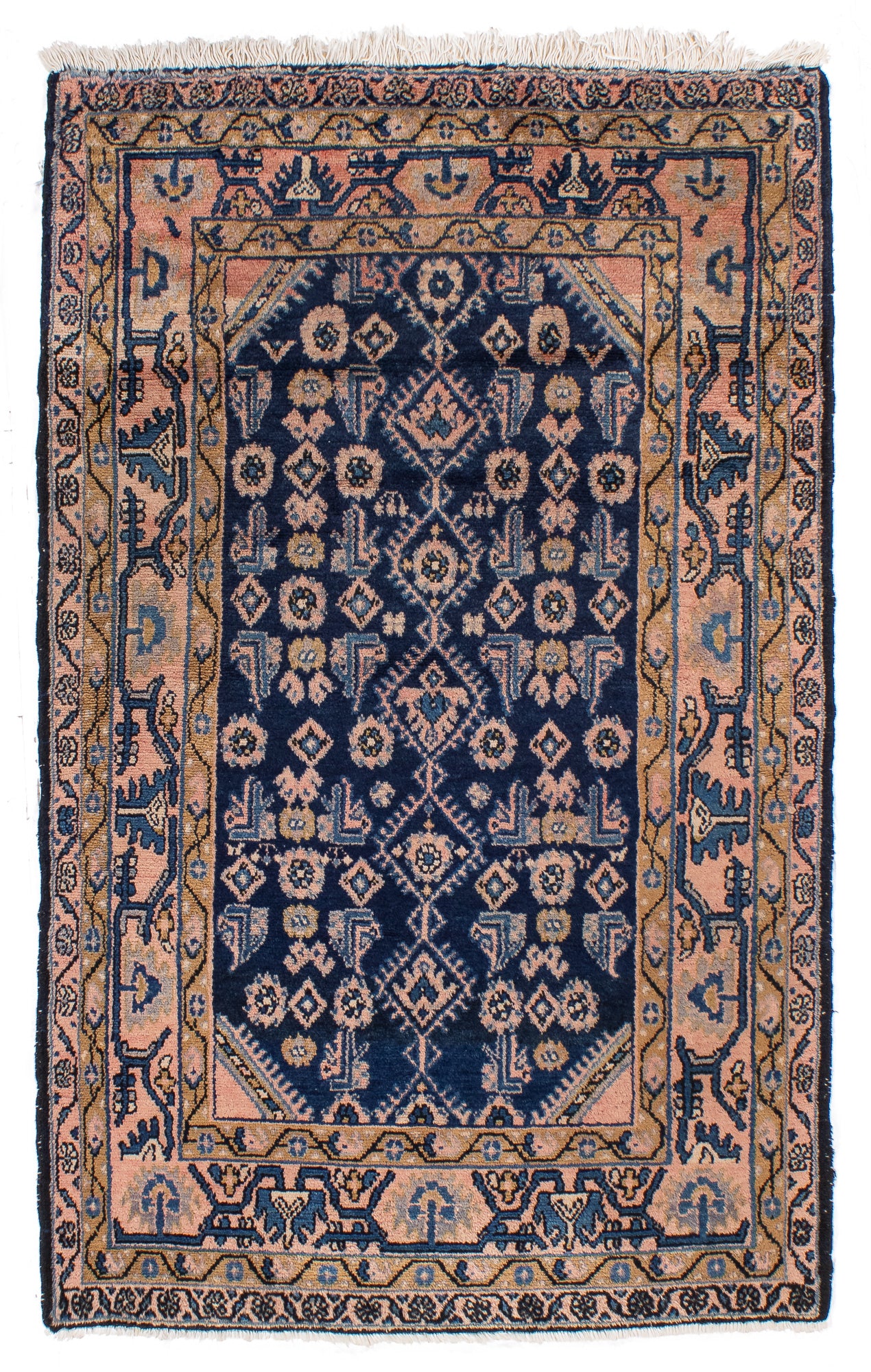 Antique Persia Hamadan Rug <br> 3'8' x 5'10'