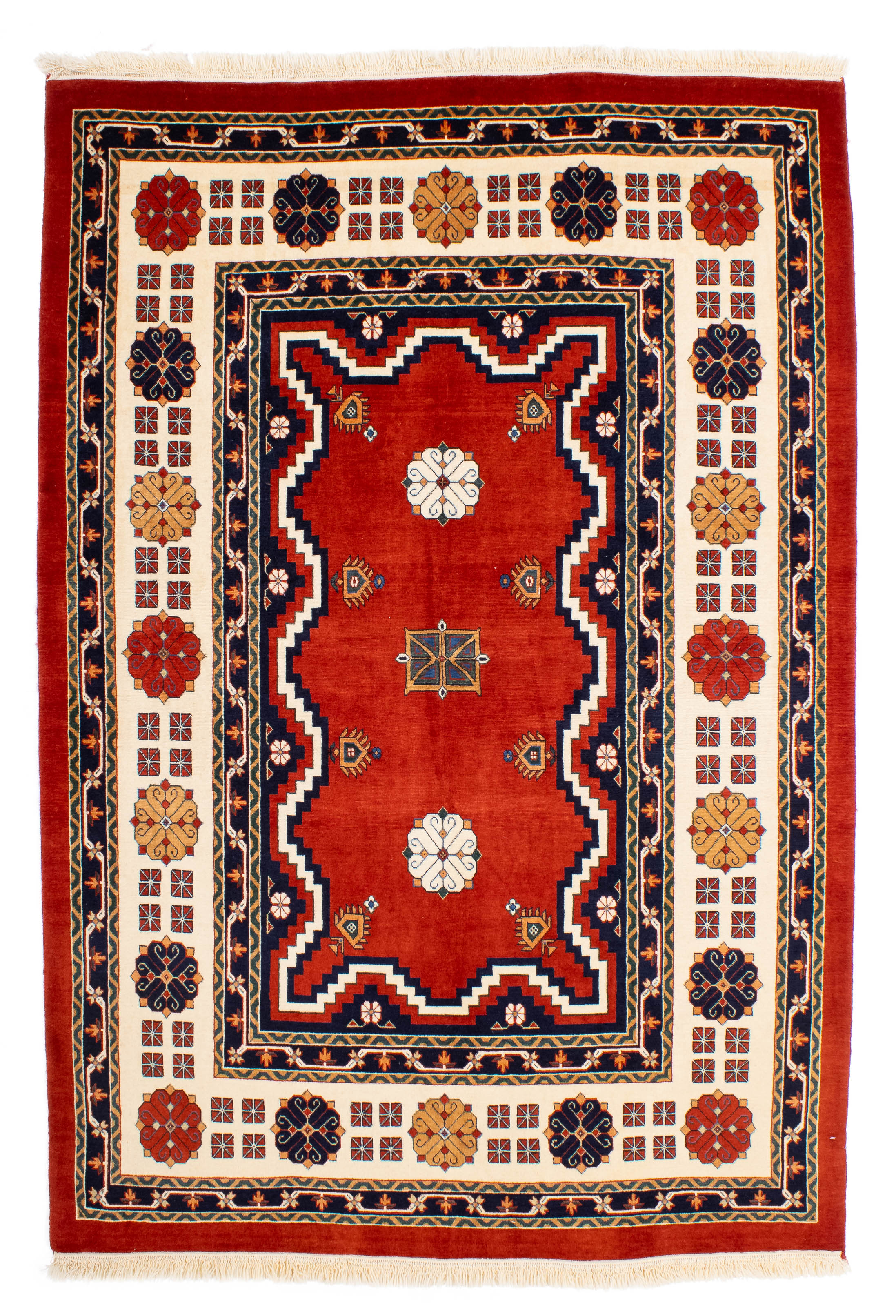 Persian Gabbeh Rug <br> 5'1 x 7'4
