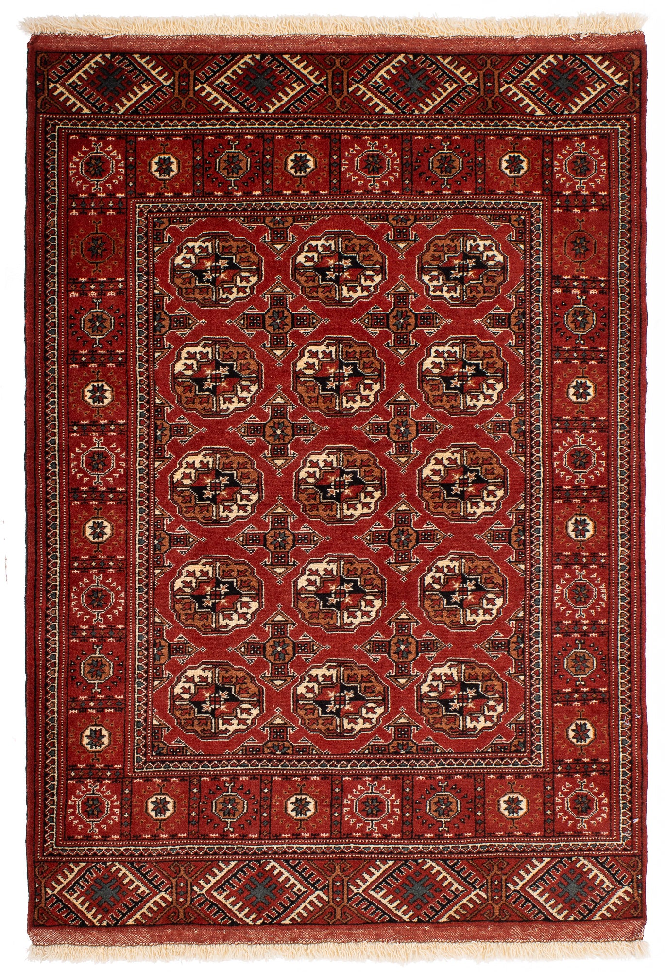 Persian Torkoman Rug <br> 3'6' x 5'0'