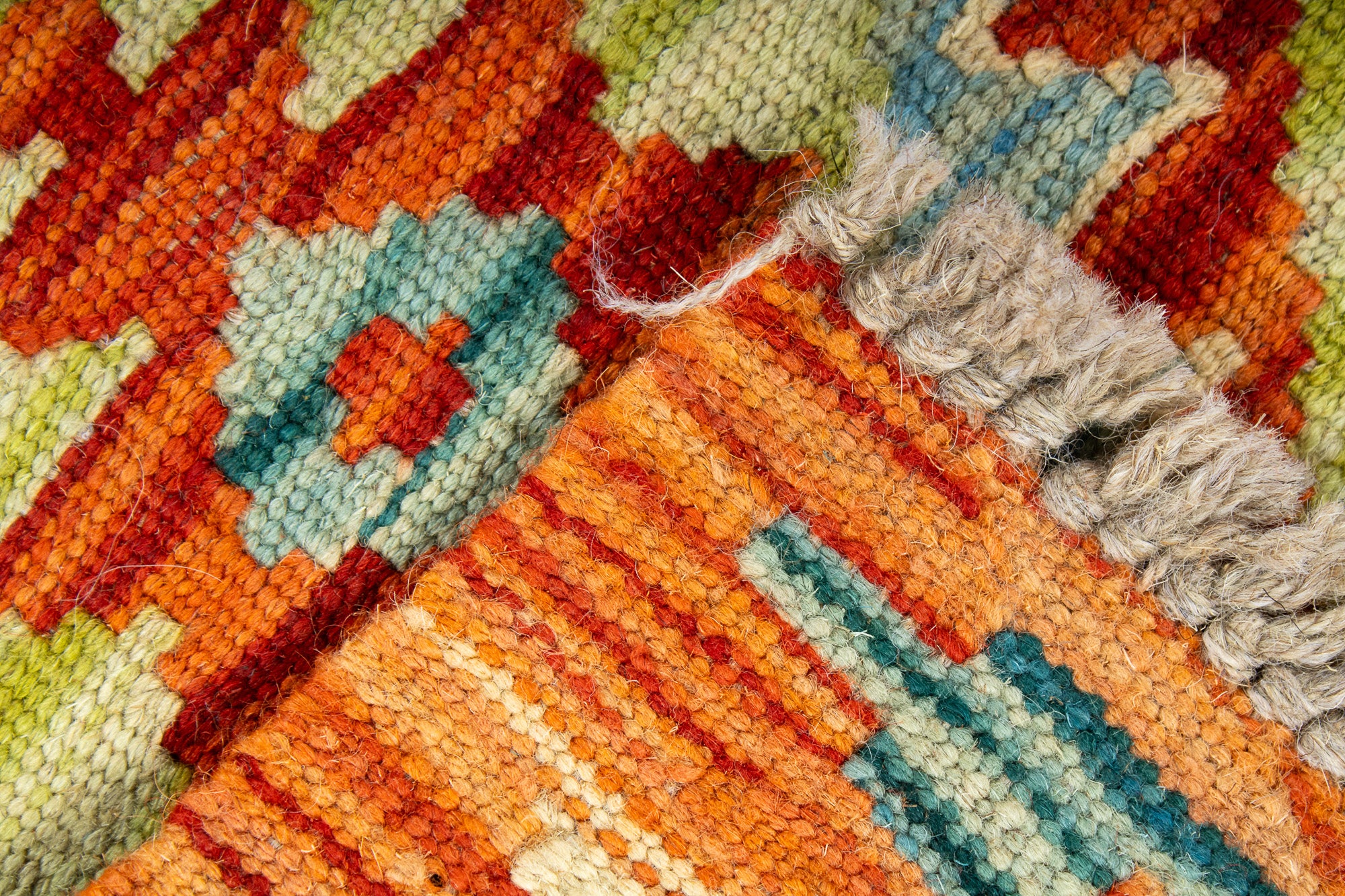 Colorful Kilim Accent Rug <br> 2'0 x 3'5