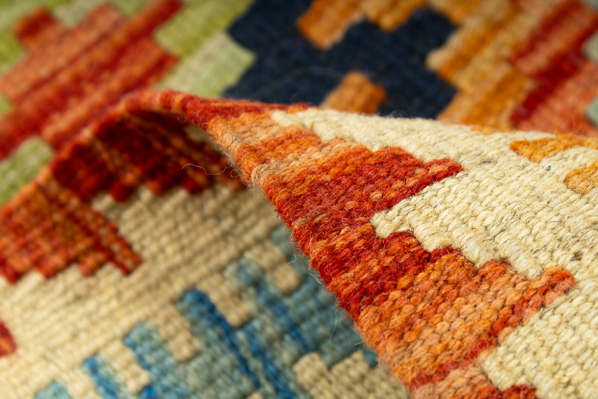 Tribal Design Colorful Pak Kilim Accent Rug <br> 2'0 x 3'0