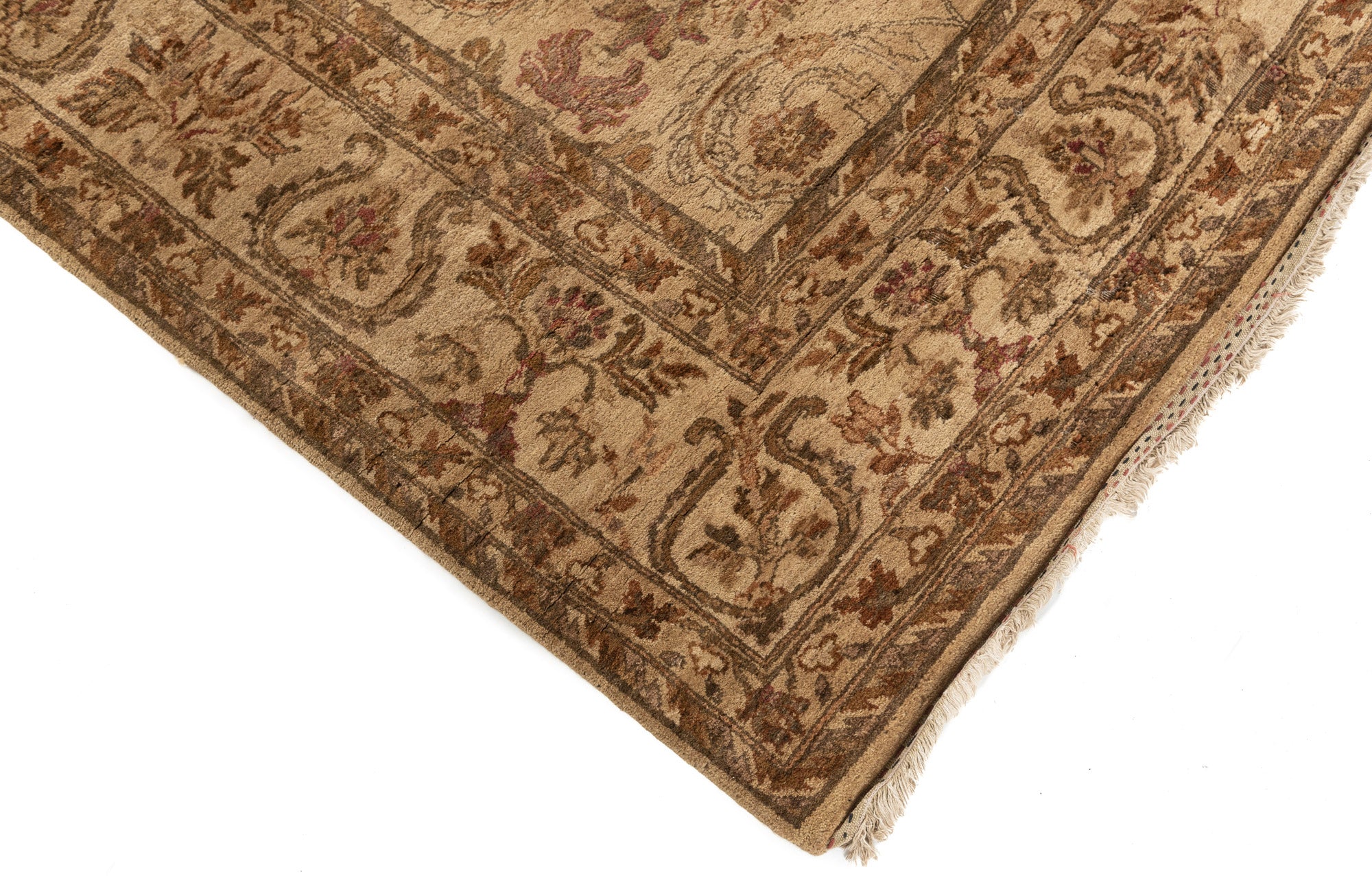 New Transitional Room Size Wool Rug Hand-Woven with a Cotton Foundation Rug <br> 8'3 x 10'0
