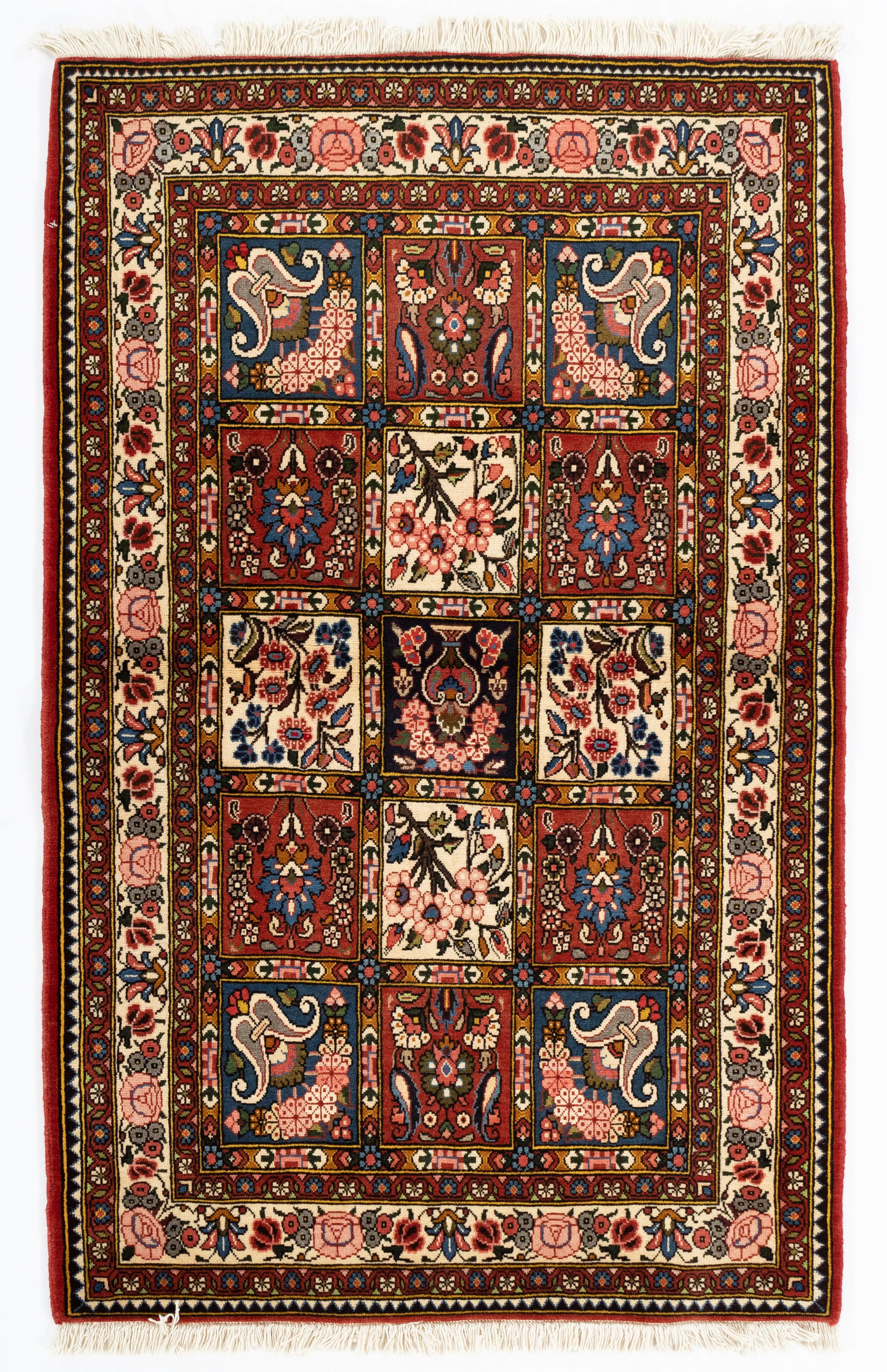 New Persian Bakhtiari Rug <br> 3' 6 x 5' 5
