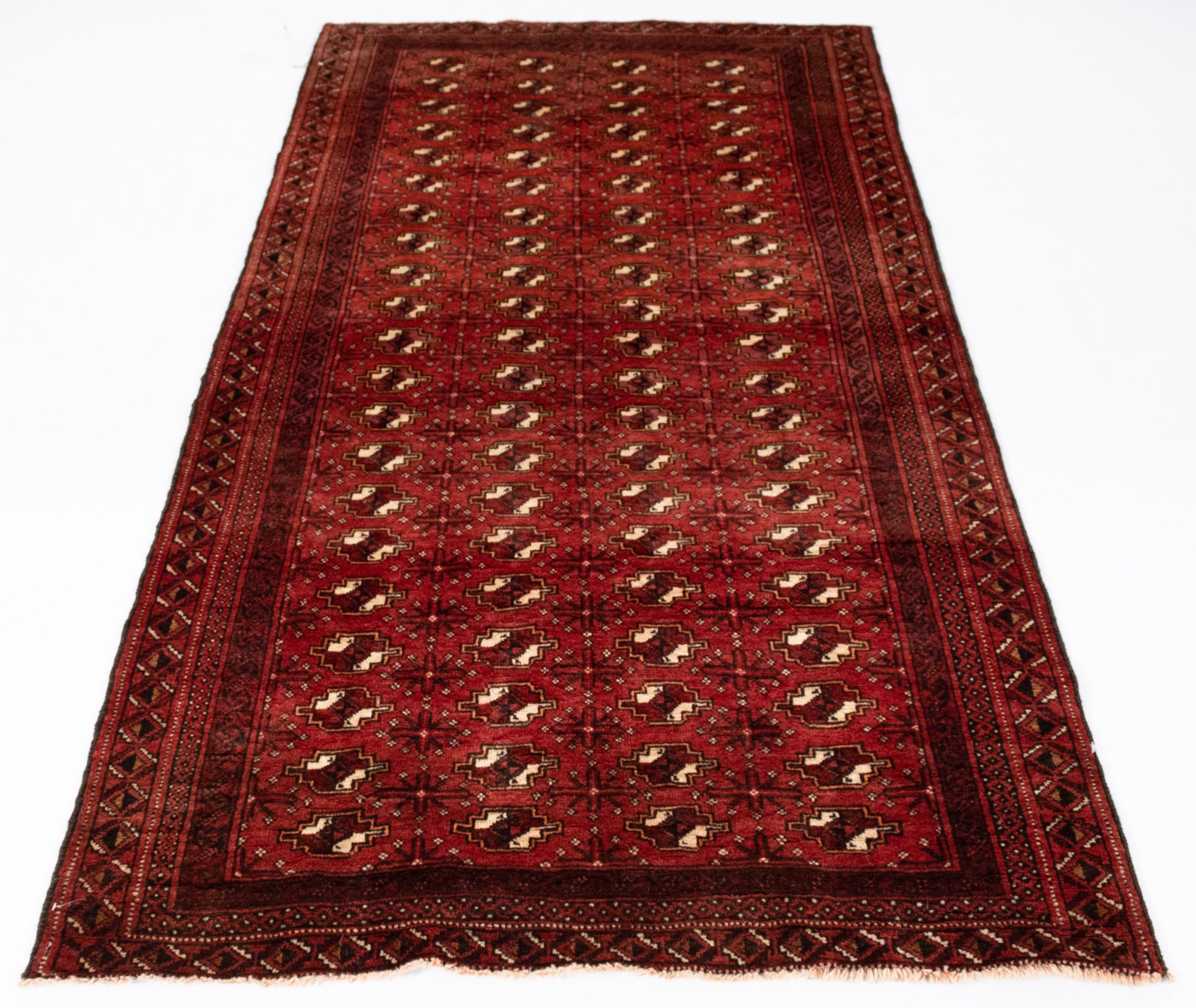 New Persian Balouch Rug <br> 3' 10 x 7' 5