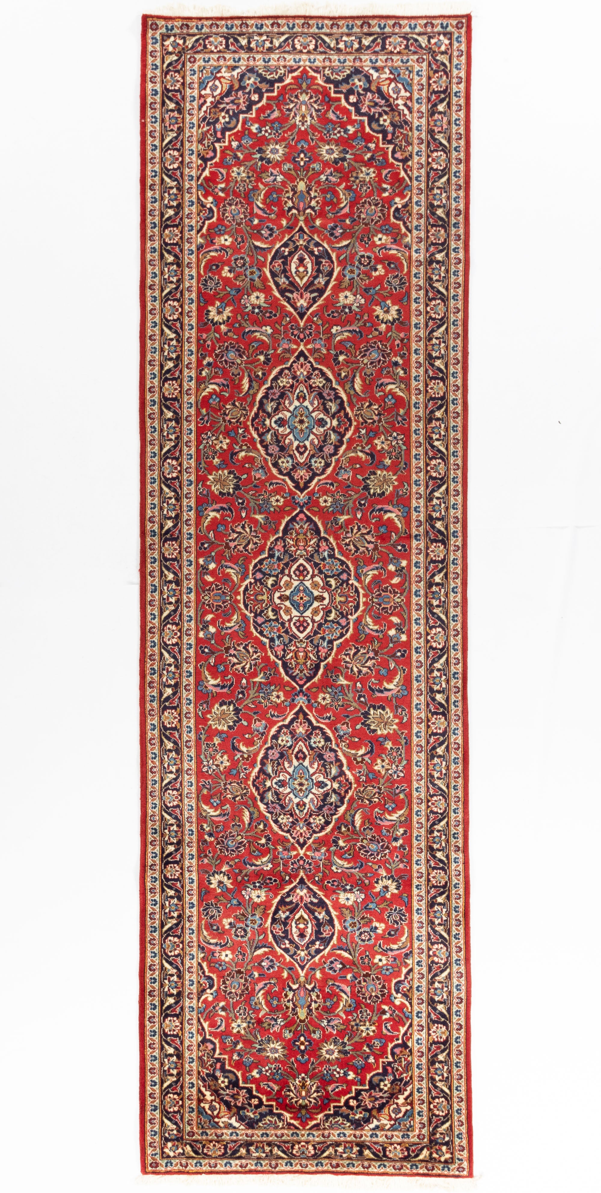New Persian Kashan Rug <br> 3' 10 x 13' 6