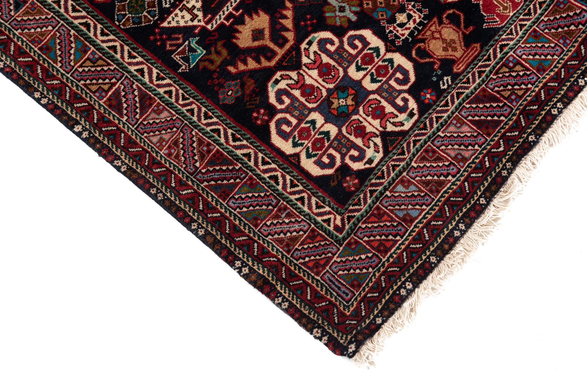 Persian Qashqa'i Traditional Rug <br> 5’1 x 8’5