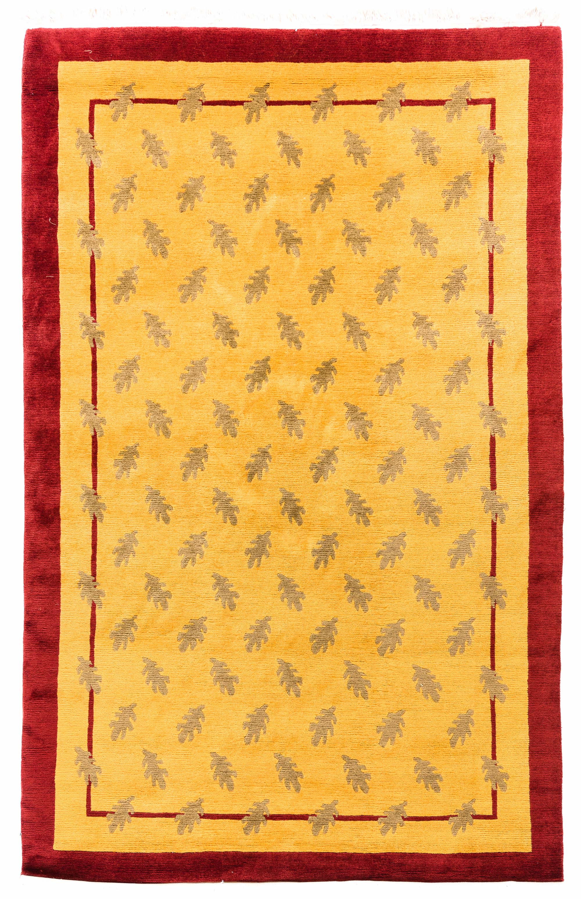 New Tibetan Wool Rug <br> 6'1 x 9'7