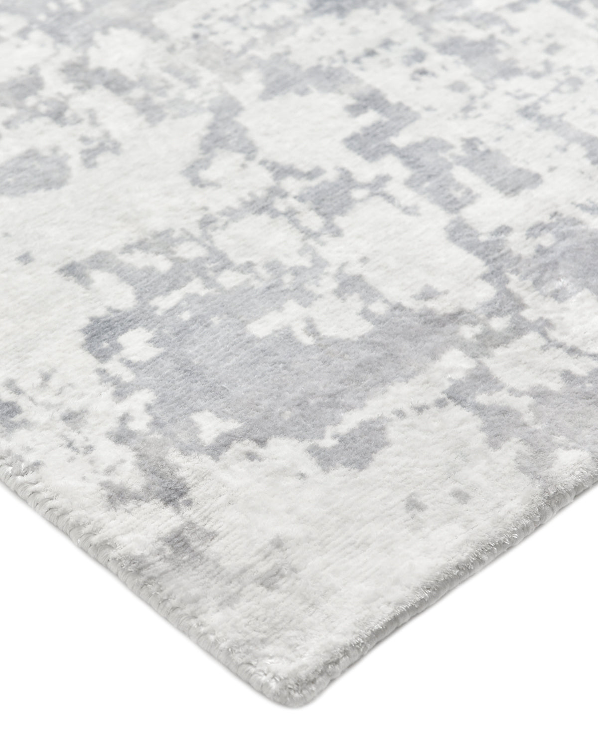 Blush Hand Loomed Contemporary Abstract Area Rug
