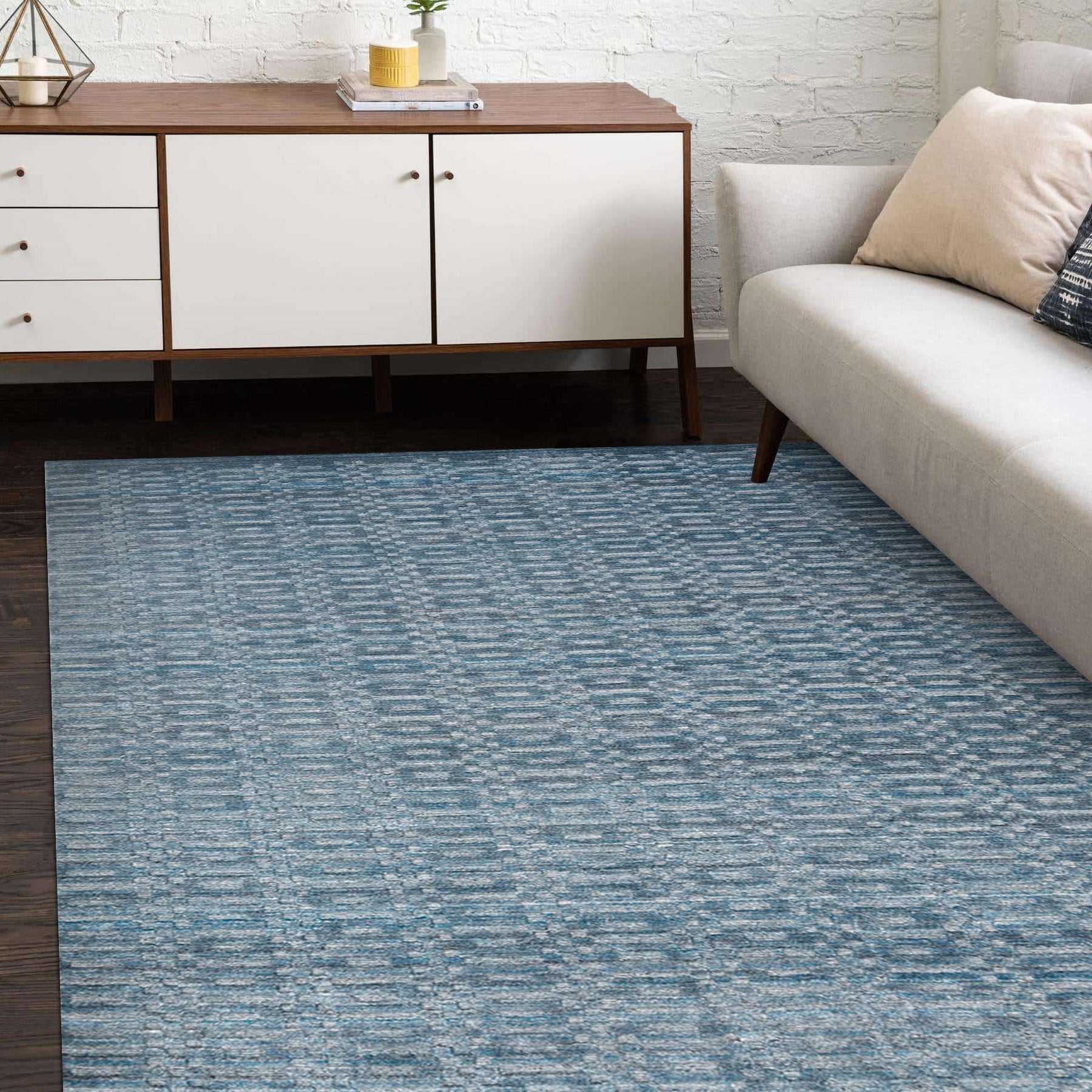 Michelle Hand Loomed Contemporary Modern Area Rug